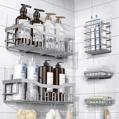 Bathroom Punch-free Storage Rack Wall-mounted Wall Mount